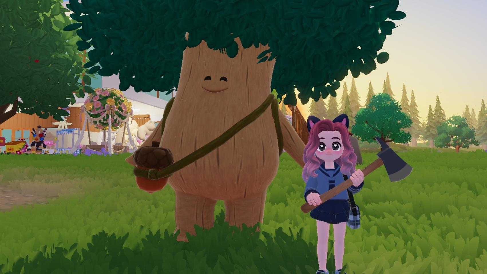 【心动小镇】 （9.18）每日溜溜橡木&无暇萤石 获取位置截图