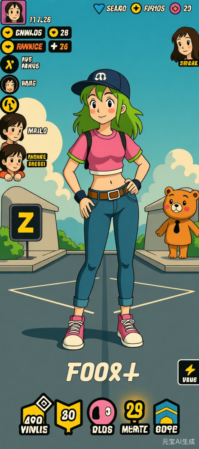 如果你打开是日漫风格的战斗少女呢？截图