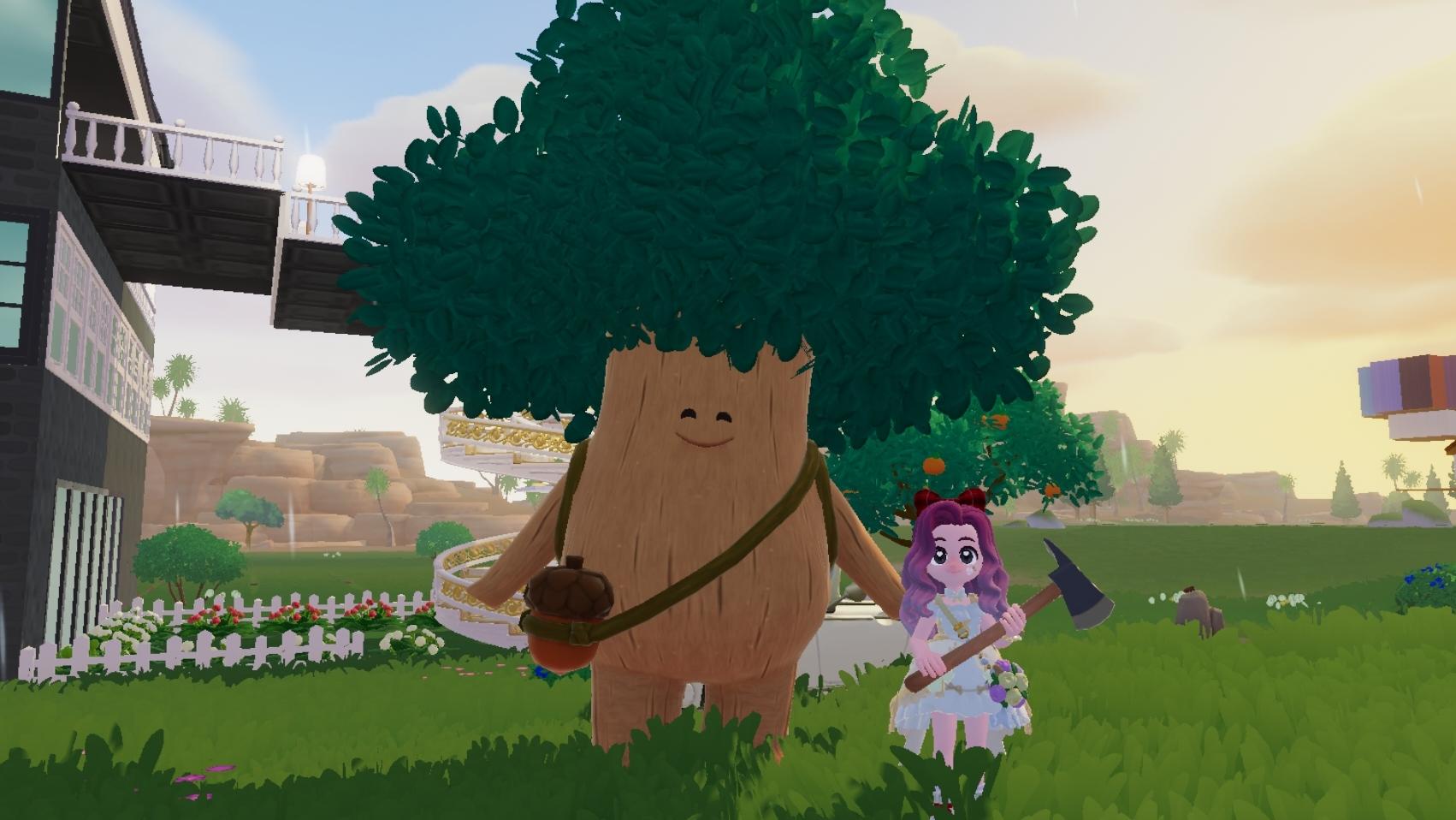 【心动小镇】 （8.4）每日溜溜橡木&无暇萤石 获取位置截图