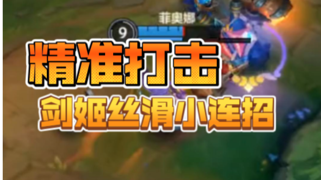 剑姬快速打出大招，丝滑丝滑再丝滑