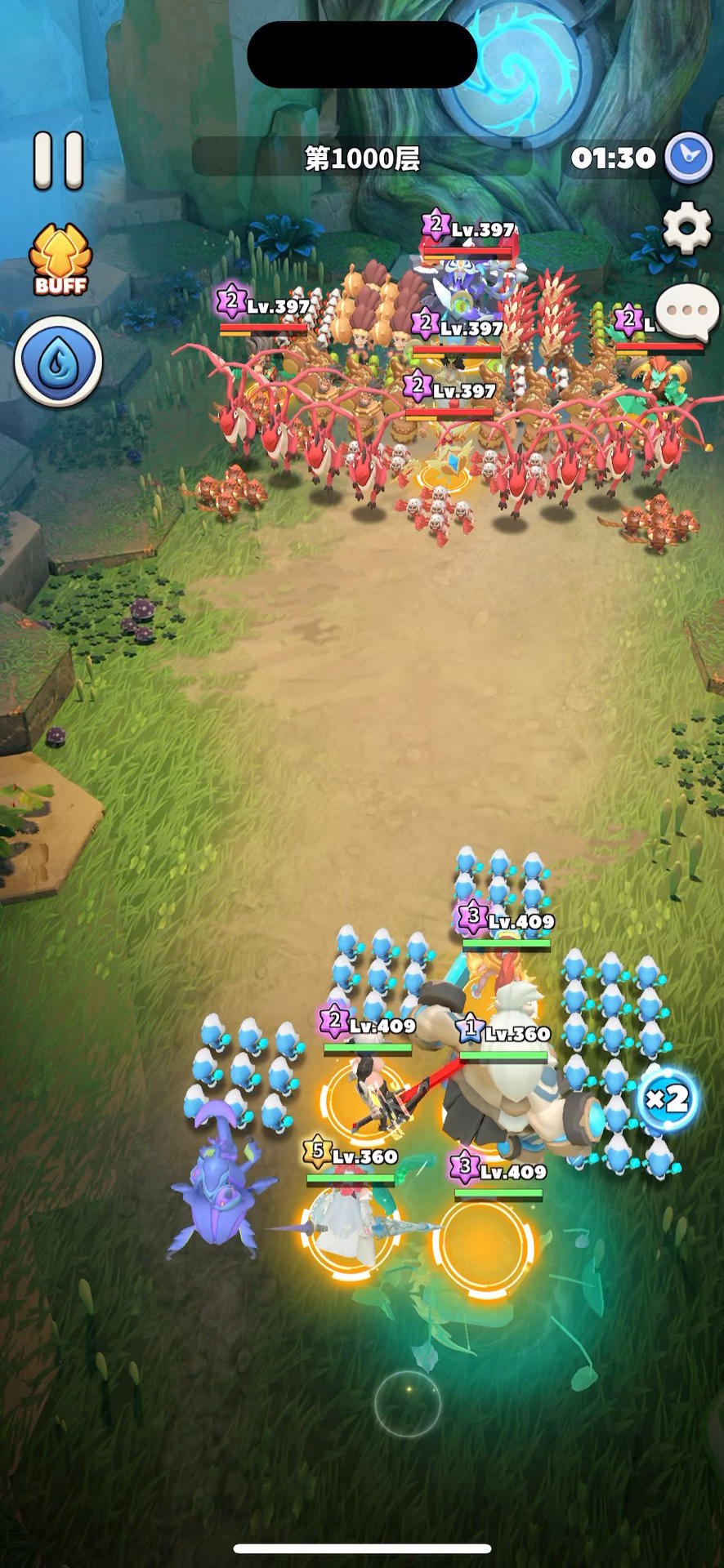 水塔1000，刀妹魅力四射，扛着蛇女和猴子打截图