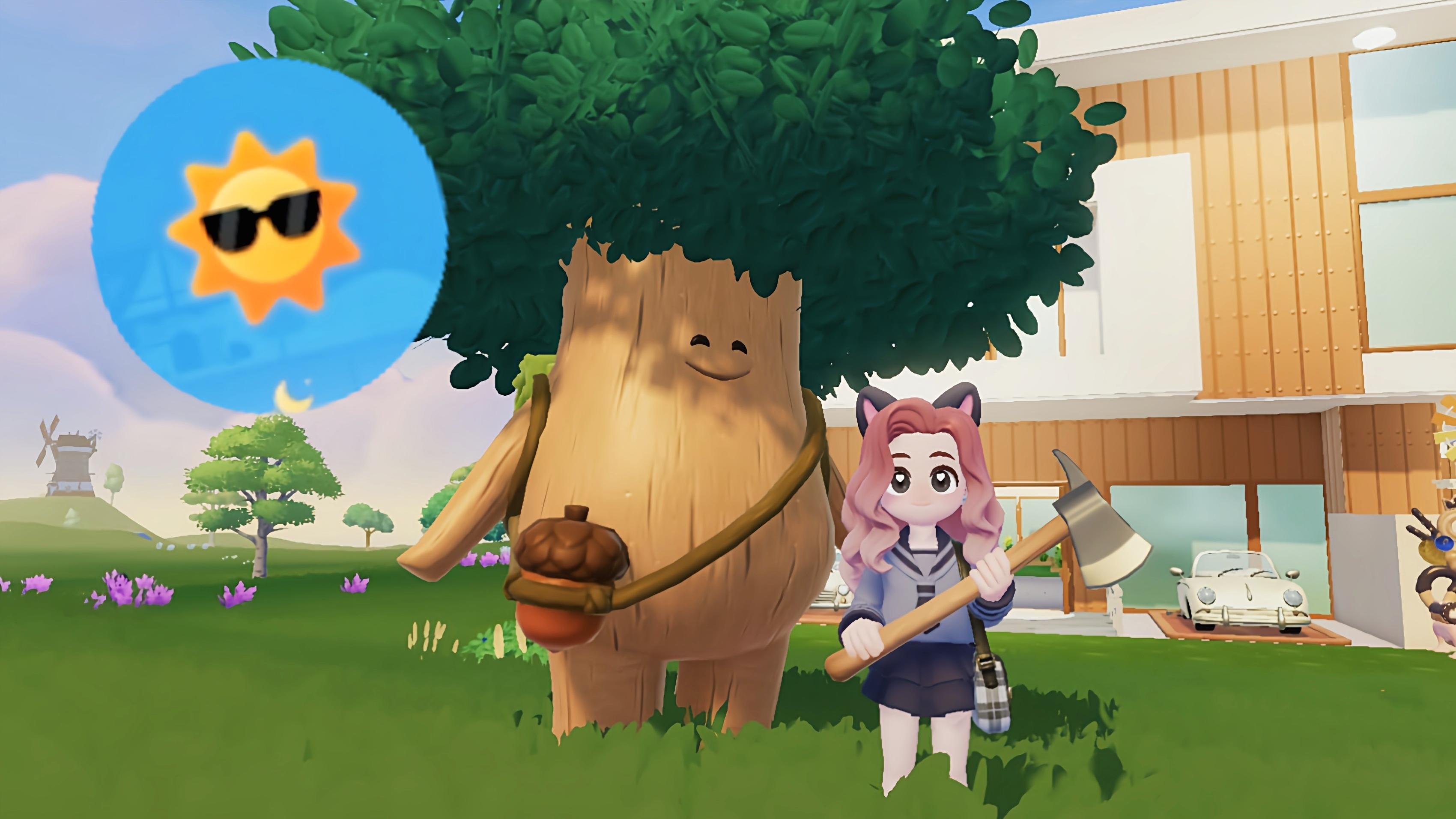 【心动小镇】 （9.19）每日溜溜橡木&无暇萤石 获取位置截图