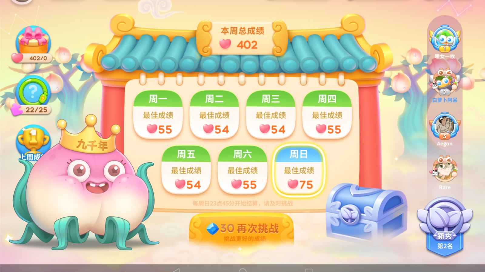 #全民都在保卫萝卜# 【萝卜/保卫萝卜4】萝卜的西游周赛 2022年7月17日周赛攻略之究极卷王版（75❤）