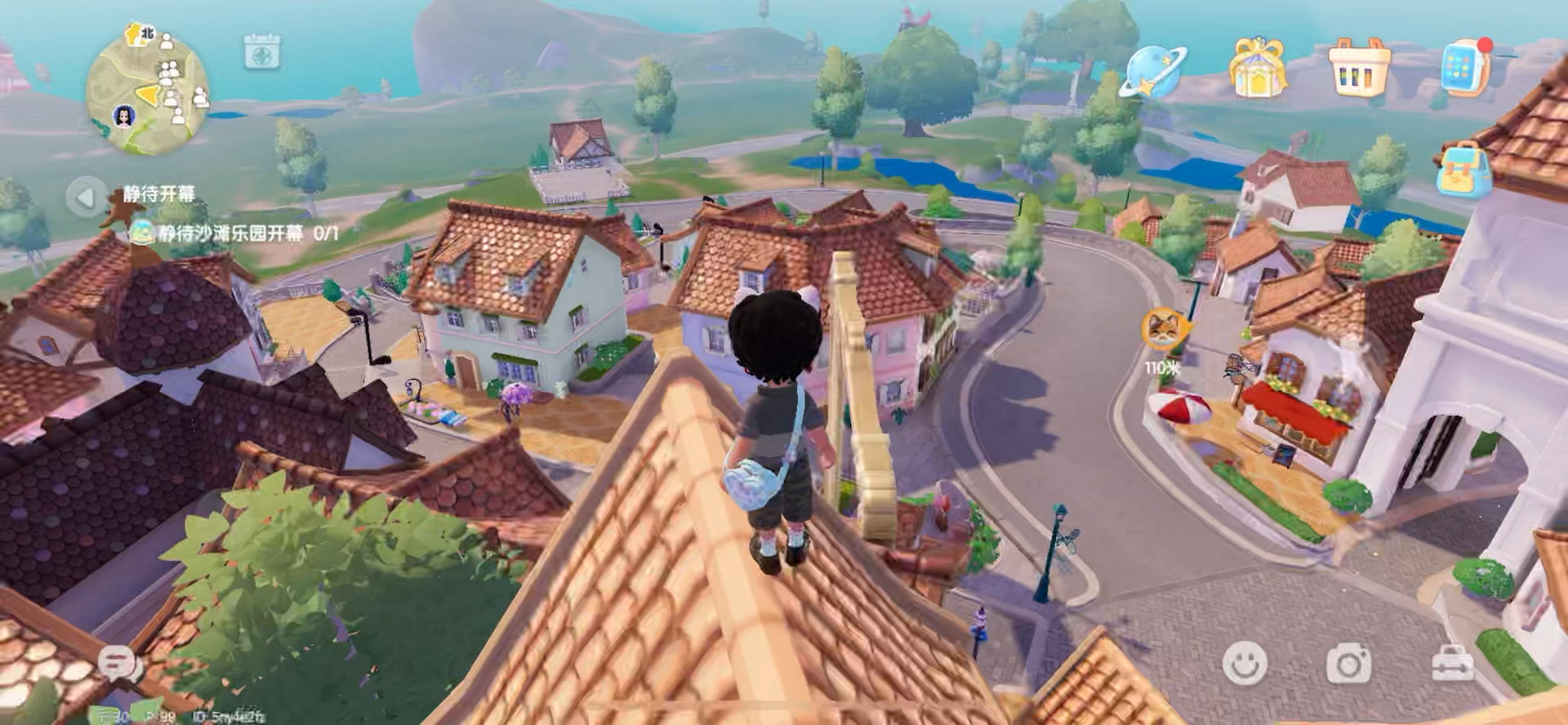 小镇城区楼顶打卡点截图