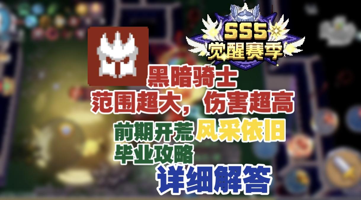 【SS5攻略】黑暗骑士开荒和毕业攻略搭配分享截图