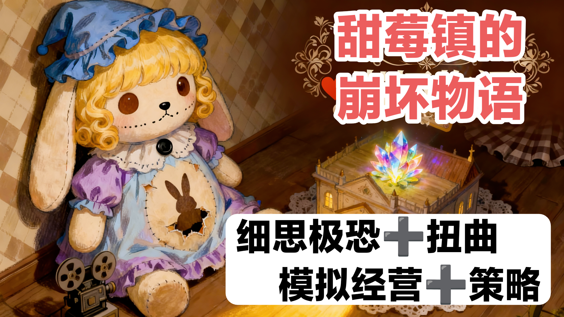 新游戏‼️已经开测‼️模拟经营➕策略➕独立游戏：甜莓镇的崩坏物语截图