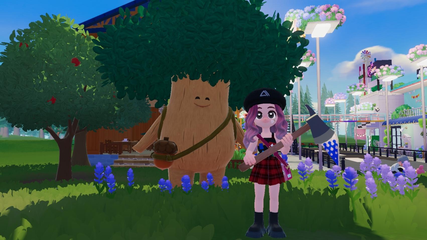 【心动小镇】 （8.22）每日溜溜橡木&无暇萤石 获取位置截图