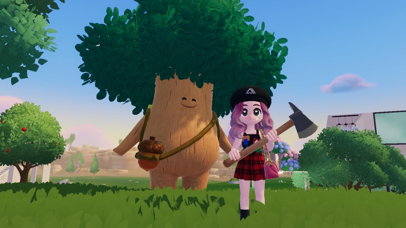 【心动小镇】 （8.17）每日溜溜橡木&无暇萤石 获取位置截图