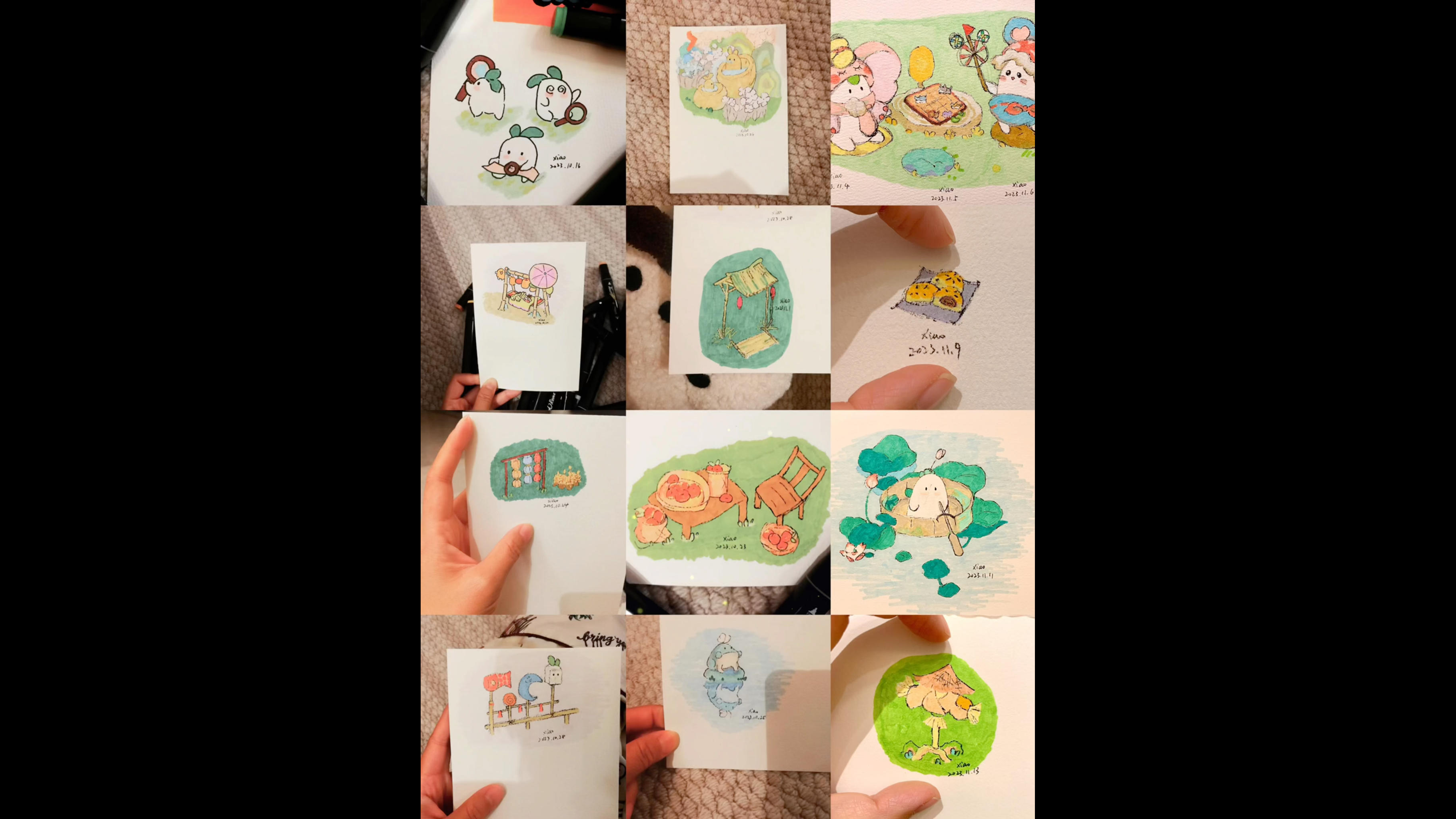 桃源深处有人家 ｜ 2023画桃源小结，2024要画更多