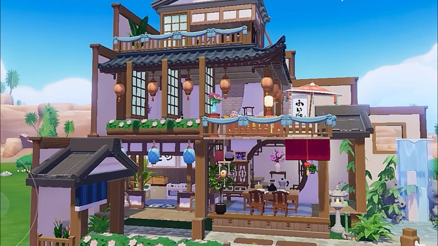 心动小镇0氪日式庭院教程截图