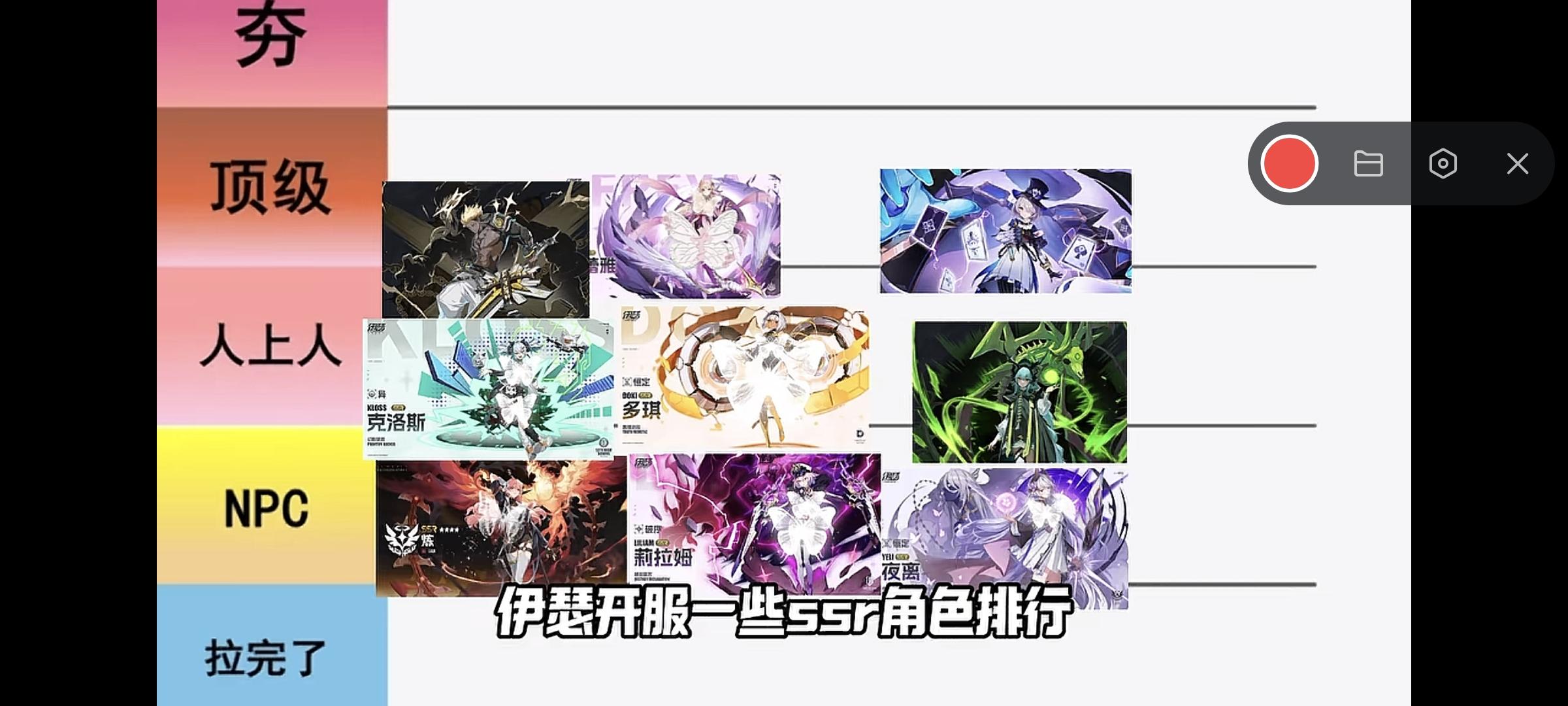 伊瑟角色强度排行，萌新必看