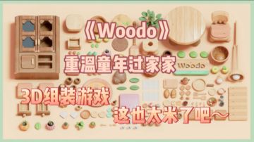 [爱❤️的那些独立游戏第三站]—《WOODO》木制梦幻的童话！重温童年过家家～太🉑了