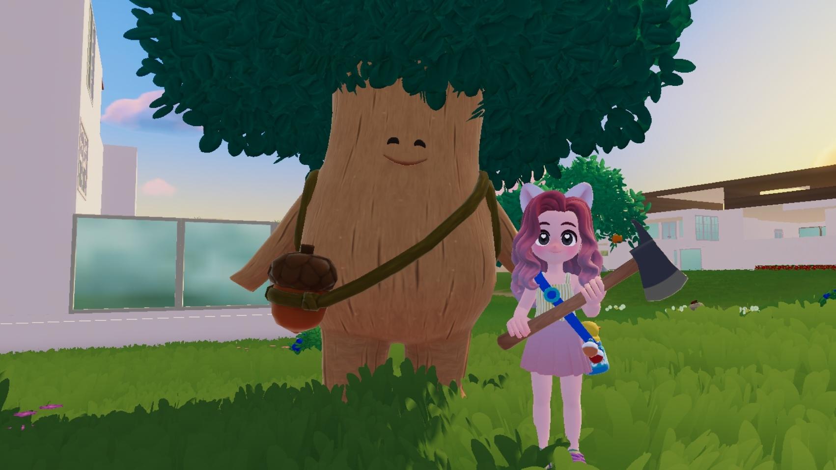 【心动小镇】 （9.3）每日溜溜橡木&无暇萤石 获取位置截图