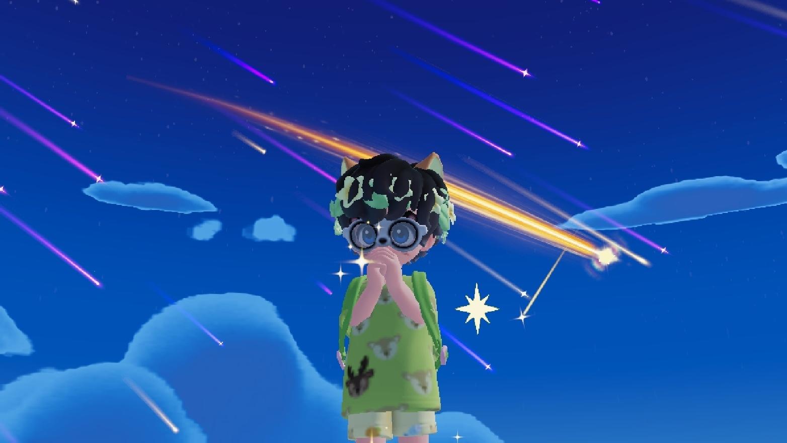 那年夏天一起看过的流星雨截图