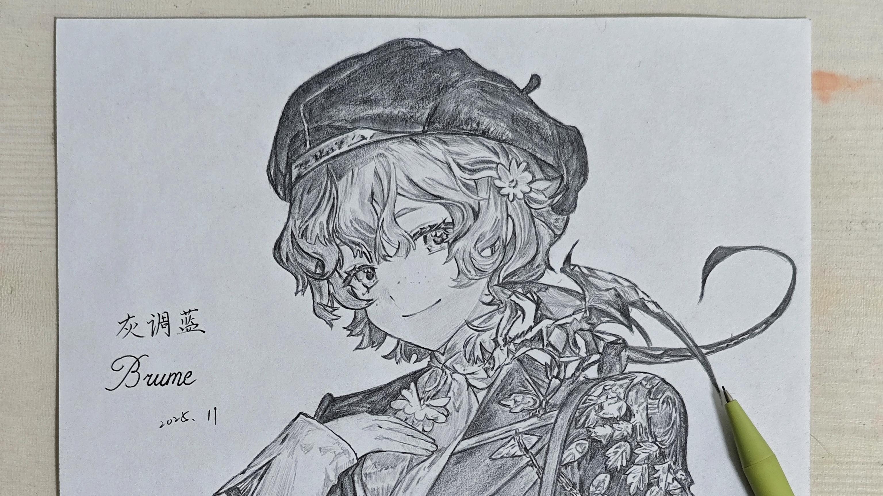 [手绘过程]灰调蓝(洞悉二·L2D)