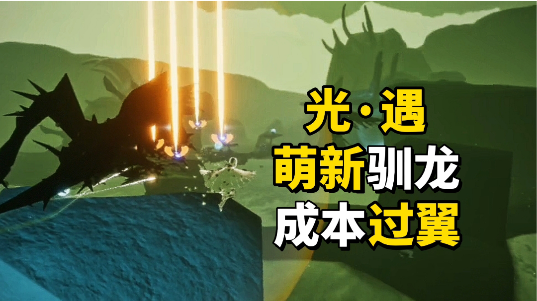 sky光遇：萌新驯龙是一种怎样的体验？