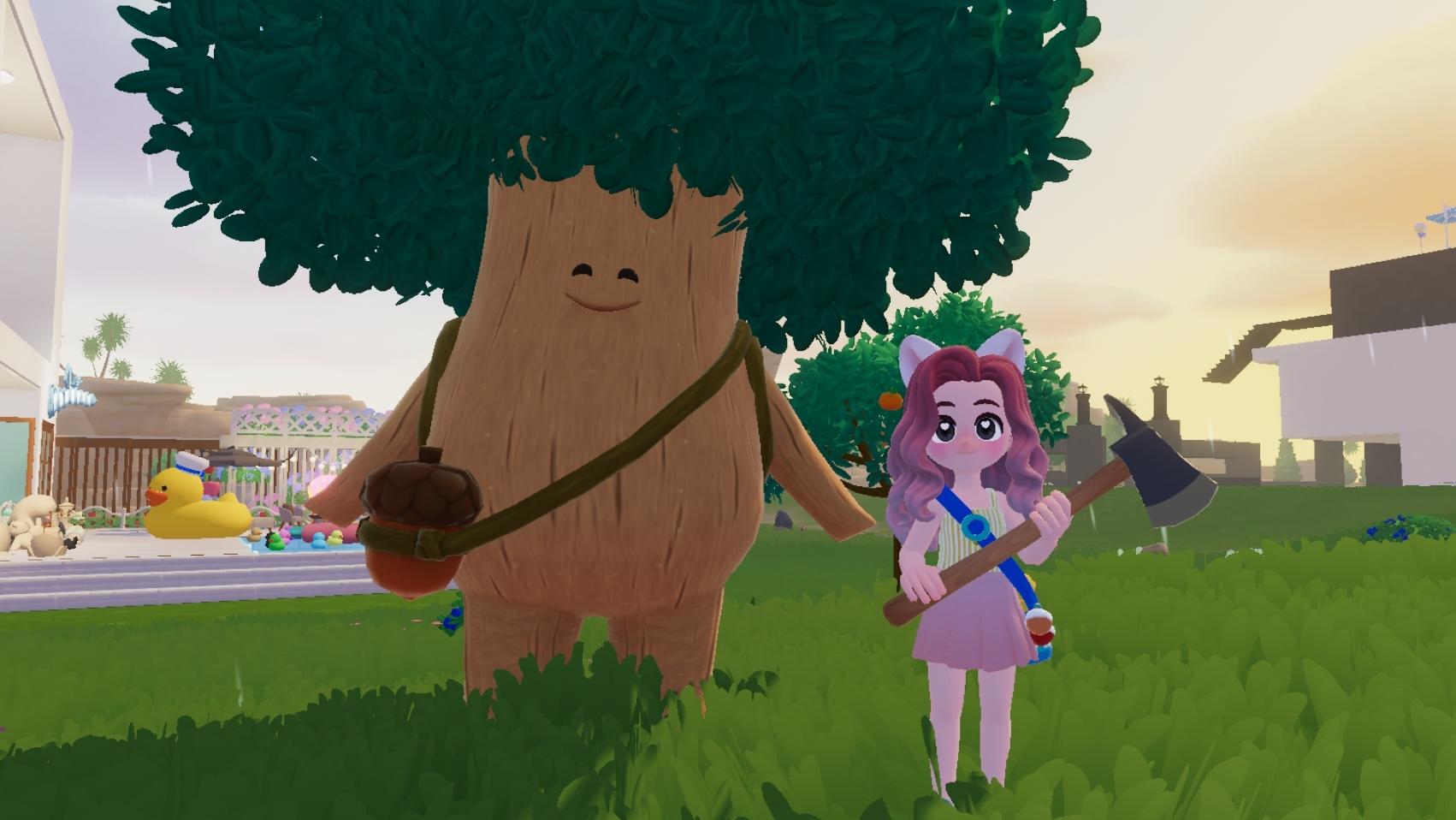 【心动小镇】 （9.8）每日溜溜橡木&无暇萤石 获取位置截图