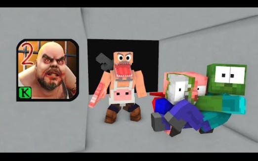 怪物学院1479集丨挑战肉先生第二章Supep hero Zombie-我的世界动画