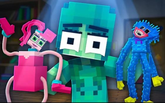 怪物学院动画:新的朋友huggy 和长腿妈咪丨Poppy playtime 2 我的世界动画