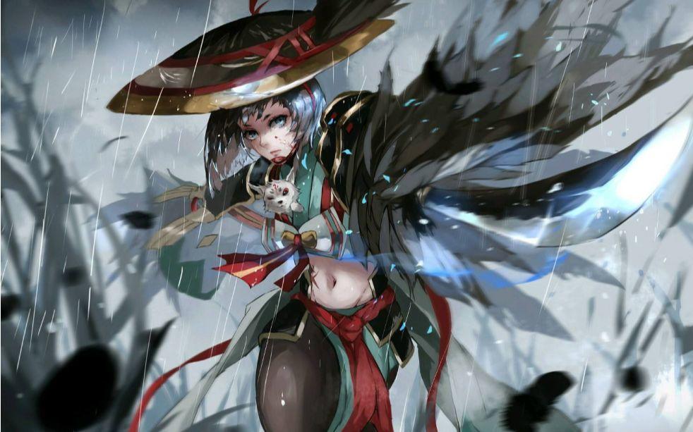 【阴阳师】姑获鸟竞速8层，13~14s，5级玉也能玩。截图