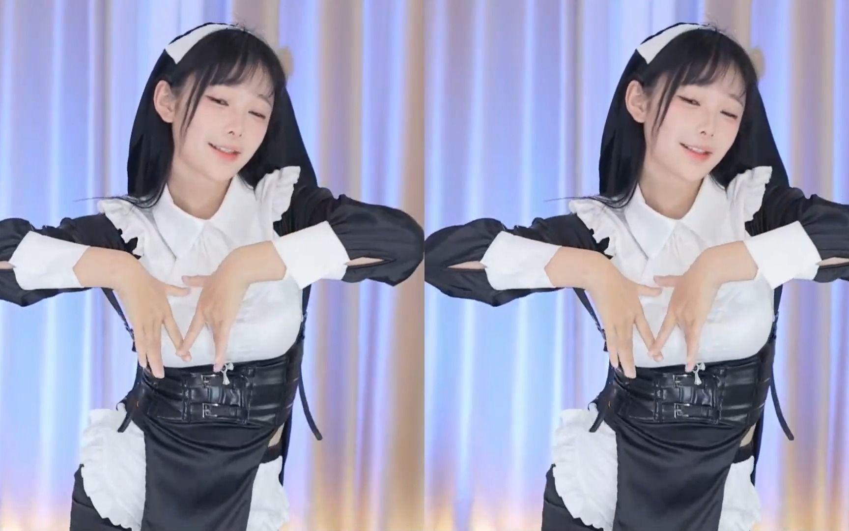 【鱼子酱】《Rollin'》修女套装 直播跳舞录屏