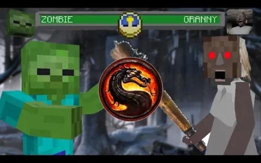 MC怪物学院动画丨恐怖奶奶恐怖游戏挑战丨我的世界动画