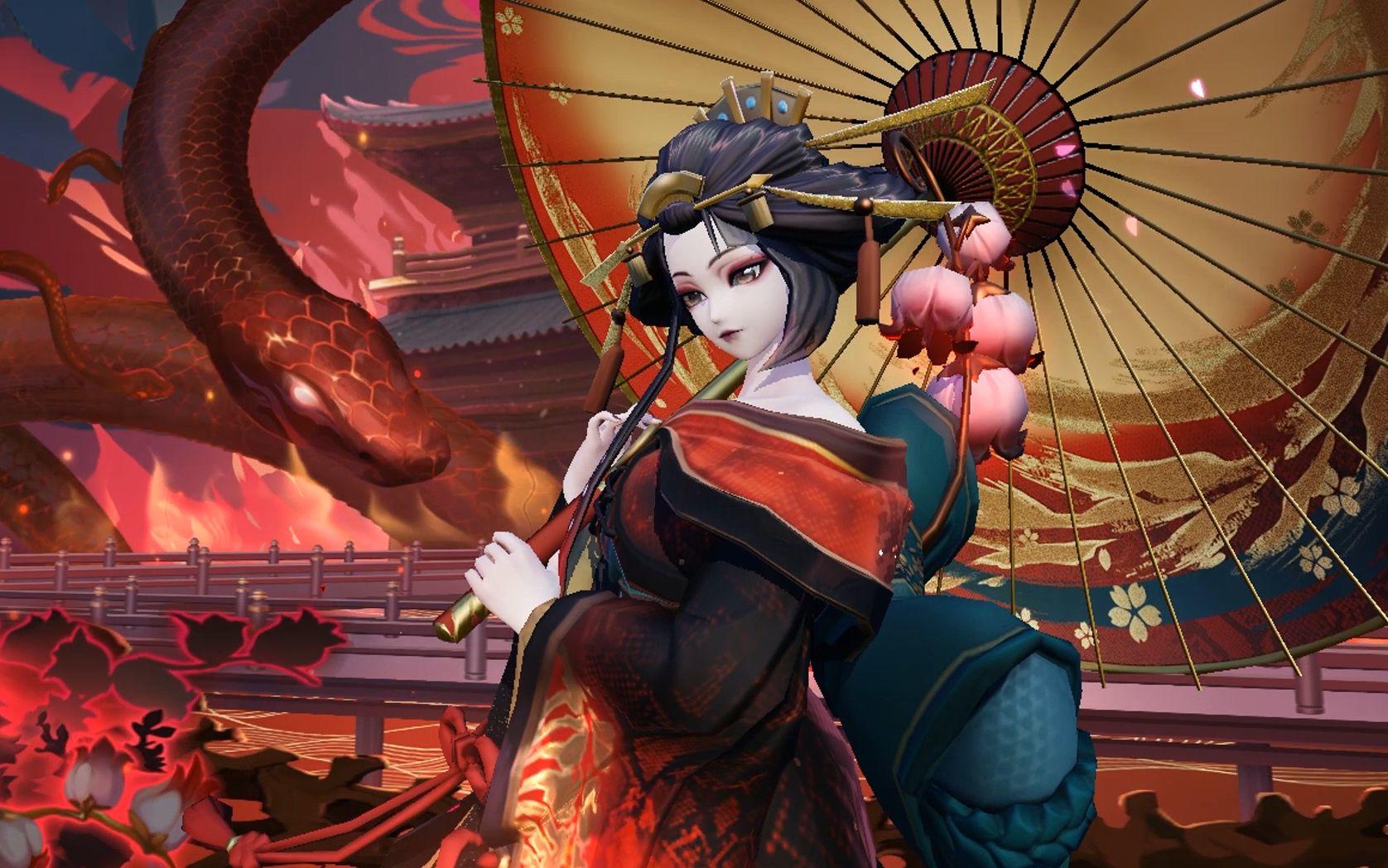 【皮肤展示】清姬全新典藏皮肤「聆钟靡夜」