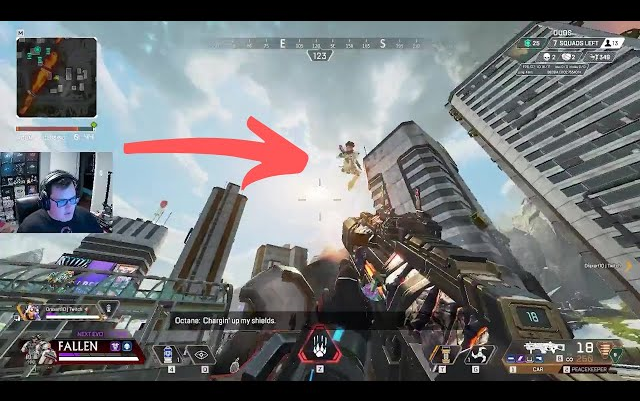 【APEX/Treeree】树神用身法戏耍其他主播6分钟