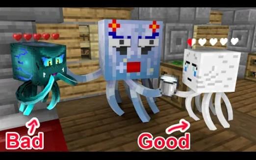 怪物学院动画:1297集丨Baby 恶魂好与悲伤-我的世界动画