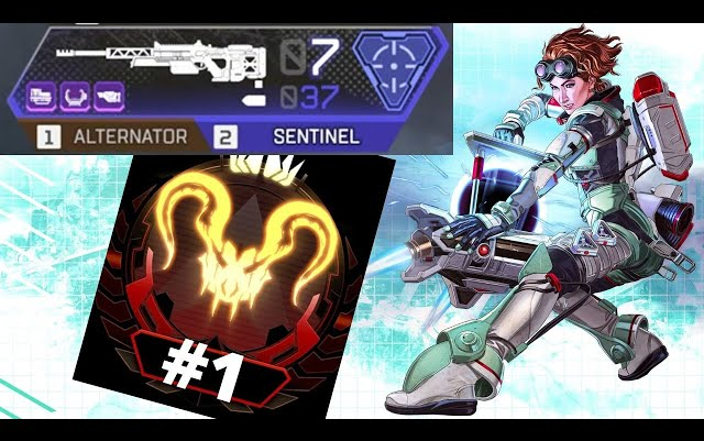 【APEX/effect】世一猎在排位中用哨兵疯狂狙人