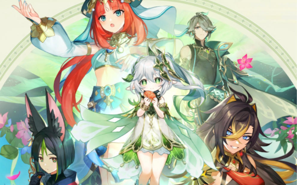 【原神】初到须弥！见到柯莱和提纳里~魔神任务第三章第一幕『穿越烟帷与暗林』·林中遇变截图