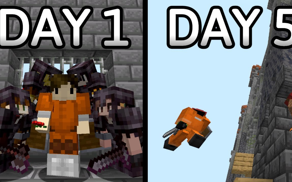 [半双语字幕]我的世界-社会实验：1000人的大型监狱模拟器——个人视角：KaNukei