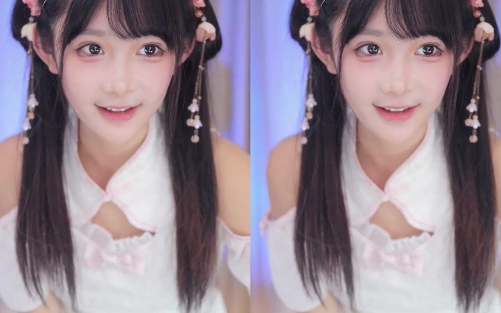 【鱼子酱】《恋爱告急》国风连衣裙套装 直播跳舞录屏