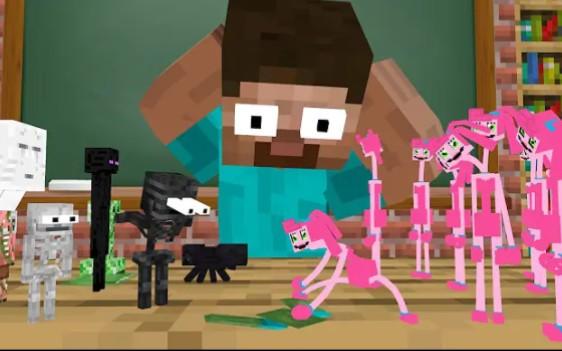 怪物学院第1761集丨Tiny 长腿妈咪Challenge丨我的世界动画