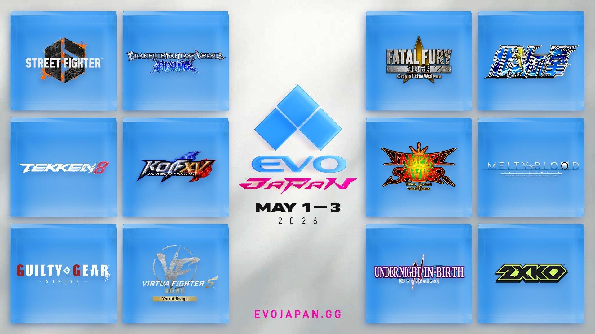 EVO2026 参赛项目现已公开