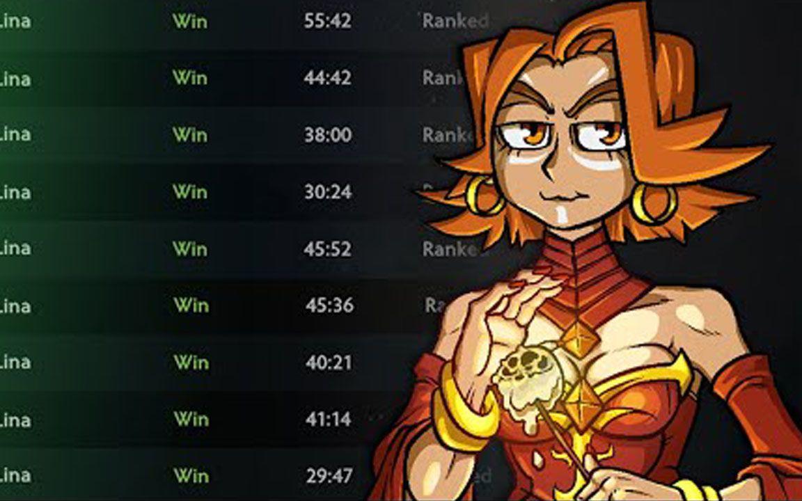 Dota2：ow to Reach 90% Winrate With Lina