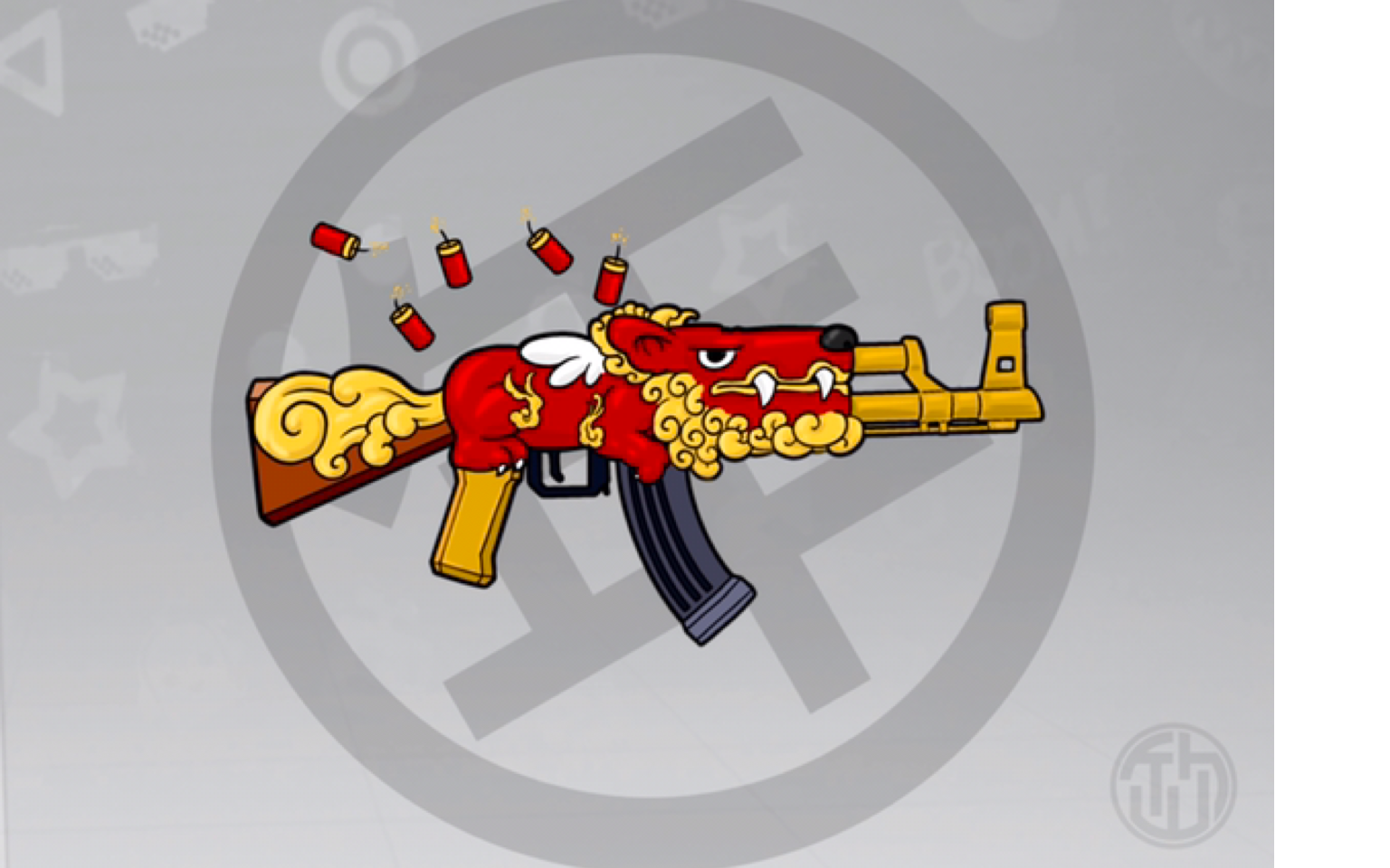 【山竹】AK-年 绘画过程