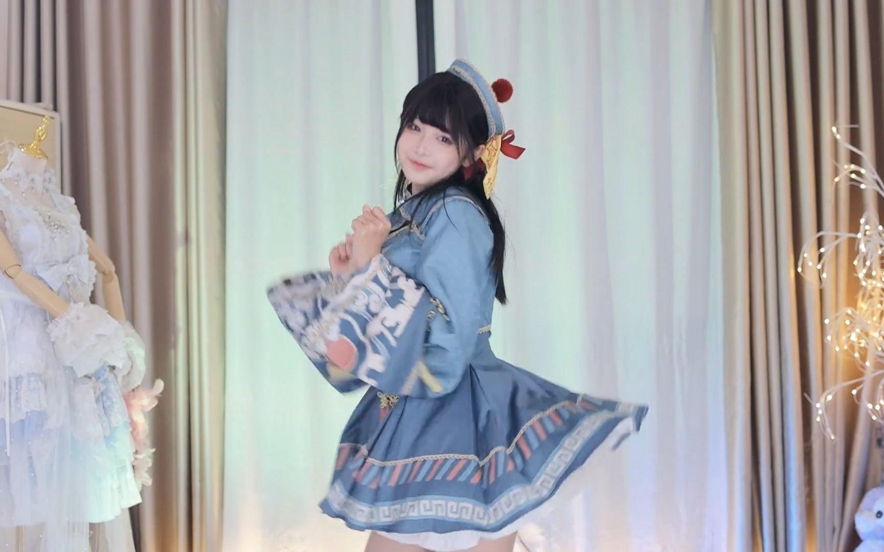 【鱼子酱】《想要变得可爱》小僵尸套装 直播跳舞录屏