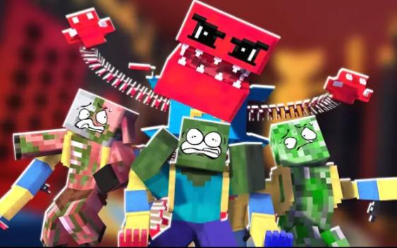 怪物学院第1869集丨Project Playtime Challenge(vs Boxy boo丨我的世界动画)