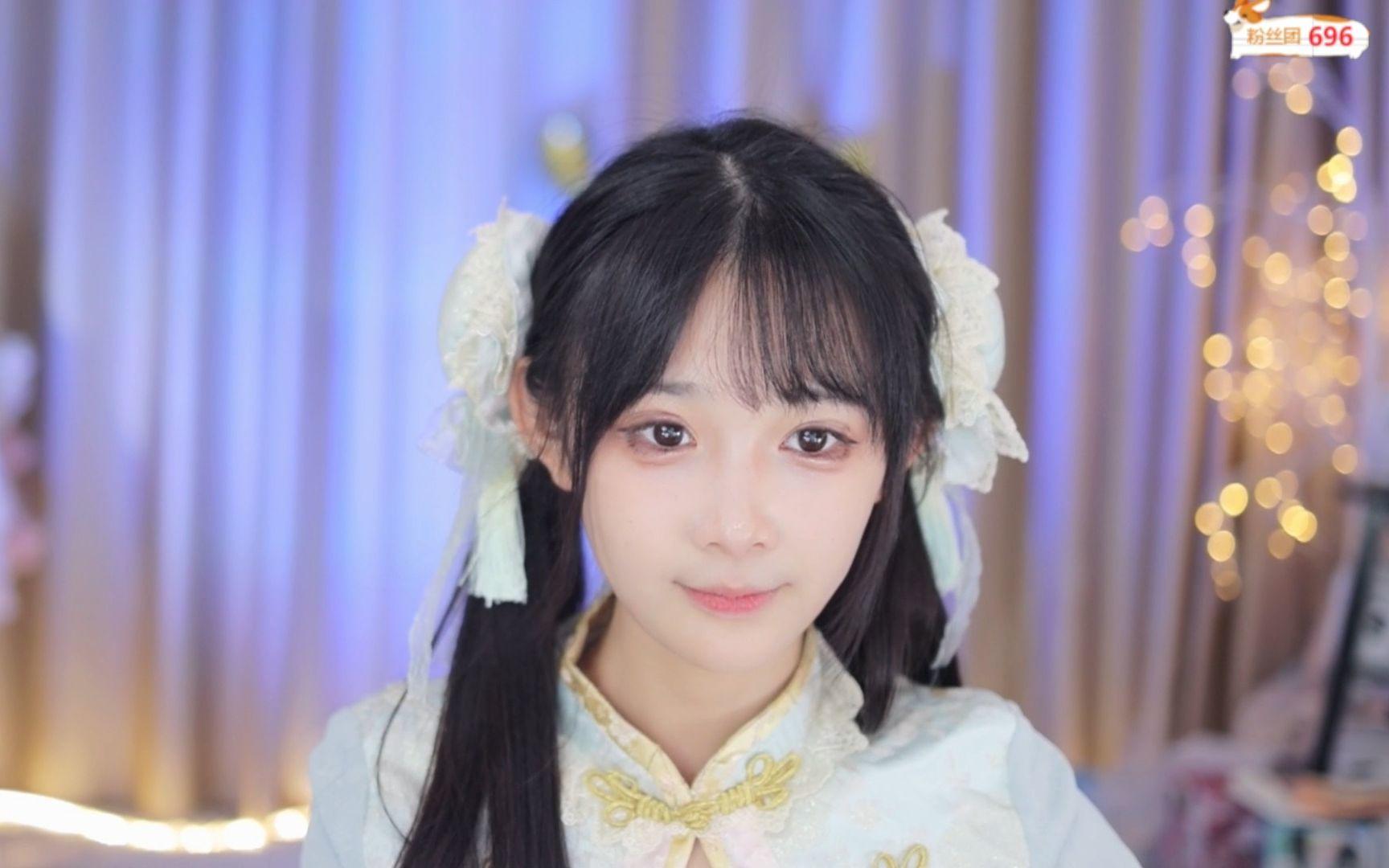 【鱼子酱】《6》中华风洛丽塔打歌服套装 直播跳舞录屏