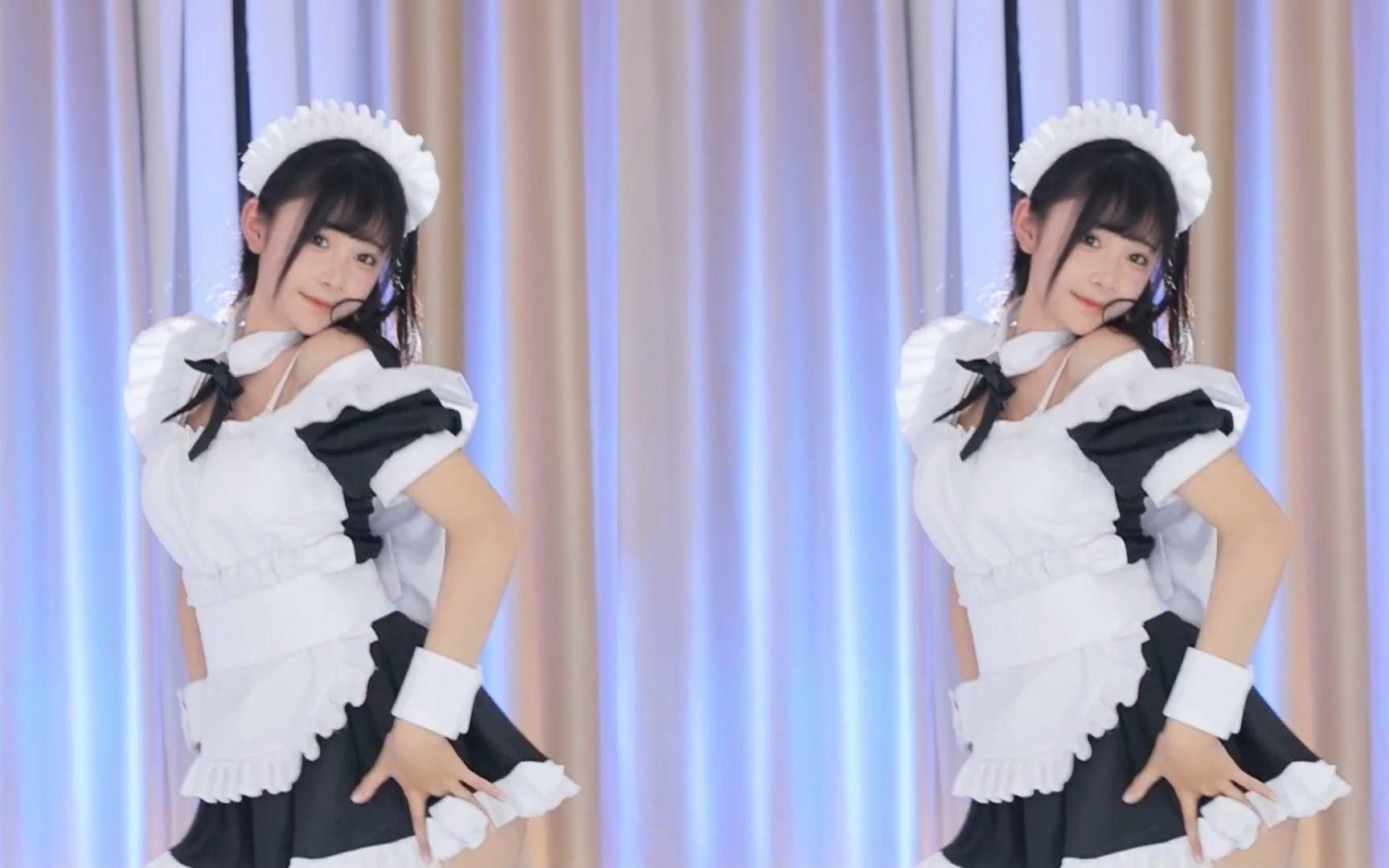 【鱼子酱】《叮叮当当舞》女仆套装 直播跳舞录屏