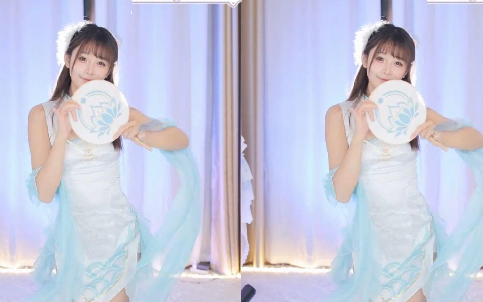 【鱼子酱】《芒种》西施旗袍限定 直播跳舞录屏