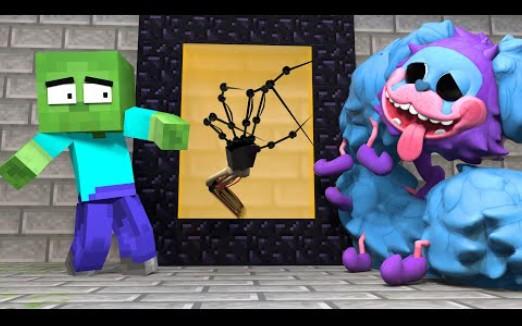 怪物学院动画:PJ被抓去做实验了丨可怜伤心动画丨Poppy playtime 2 我的世界动画