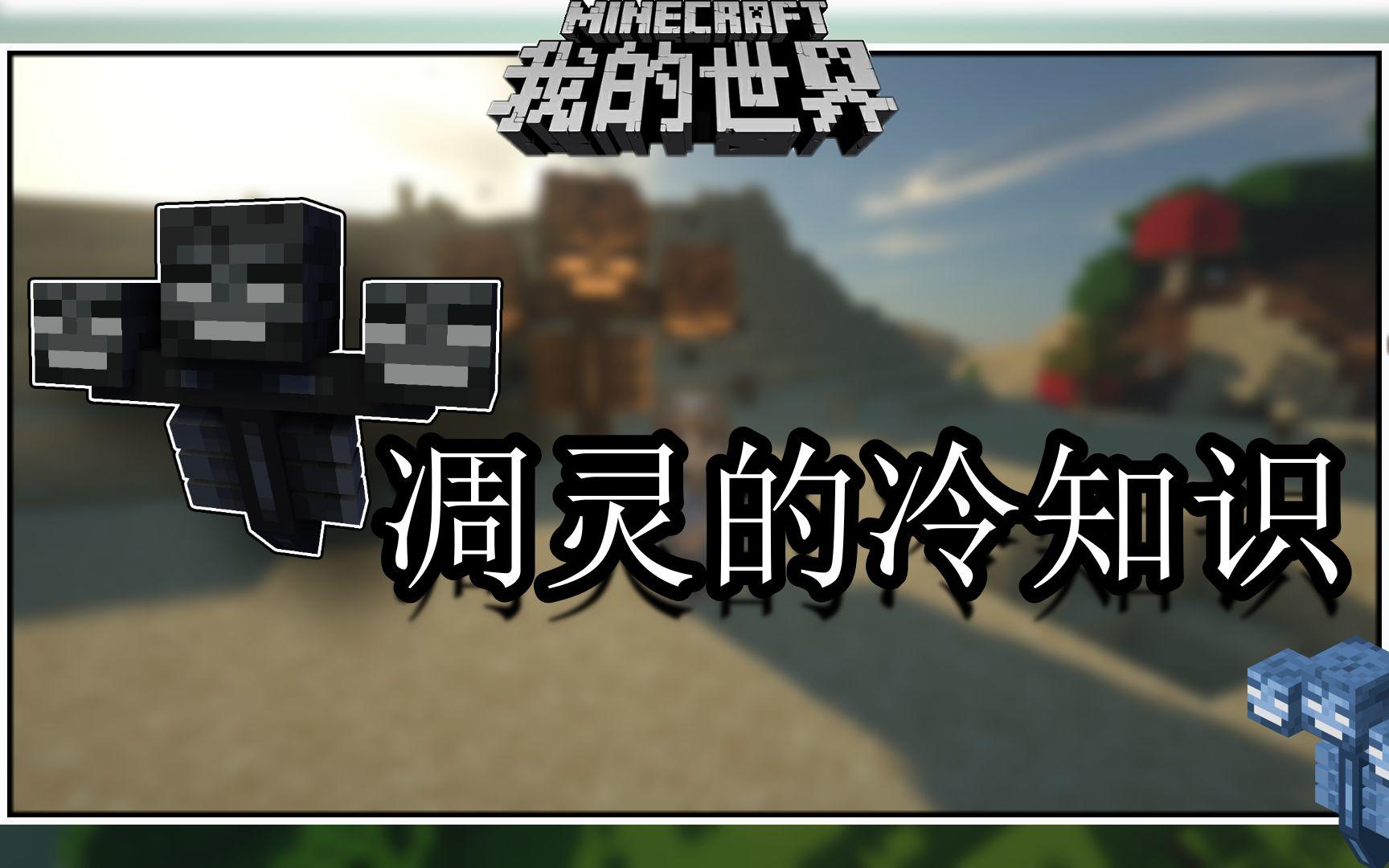 我的世界冷知识：连续留言十几天的凋灵来了【凋灵小知识第一期】