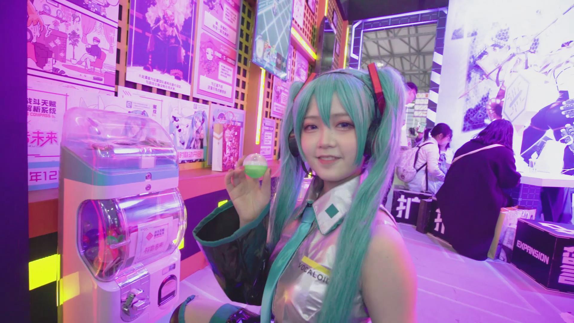 【CP25】初音未来游戏内外与玩家互动，coser们都好可爱