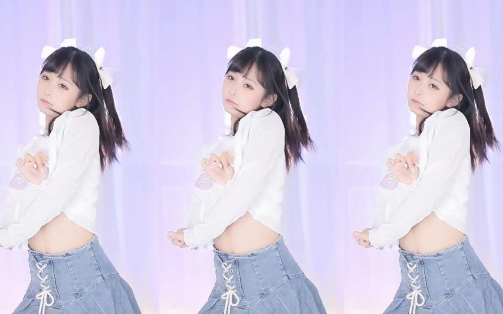 【鱼子酱】《2》白色常服版 马赛克画质 直播跳舞录屏