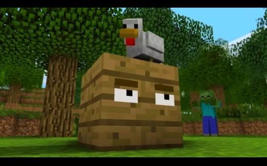 我的世界动画:木方块的生活 应该是5年前的视频动画了